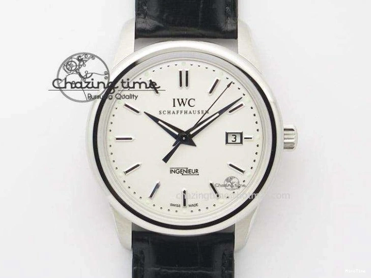 MIROTIME 0517 Mark XVIII IW327002 SS Mk Maker Best Edition White Dial On Black Leather Strap A SunProtective 7298